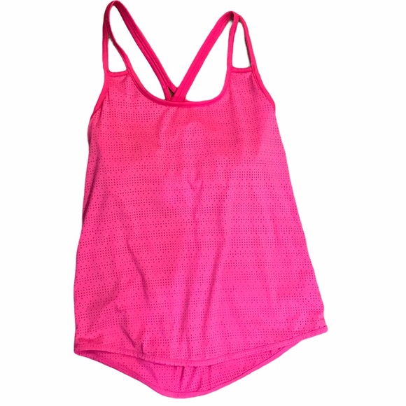 Athleta Tops - Athleta Full Force Crisscross Tank Top Pink Xxs